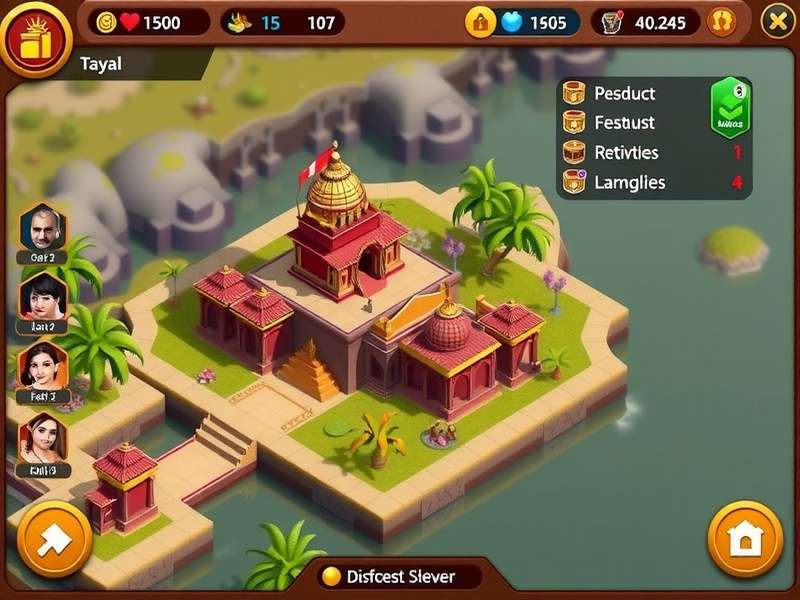 Maurya Might Empire Building Indian festival event